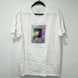 NWT Galileo Printed White Curiosity Tee